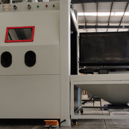 陇南无尘喷砂机半自动模具喷砂机