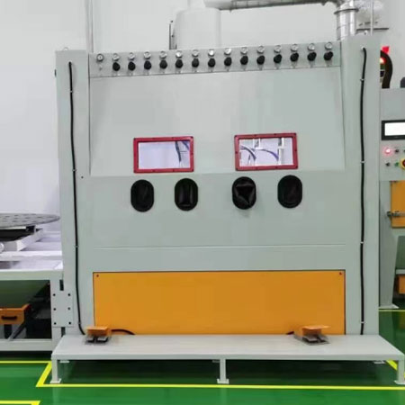 陇南高效生产，从箱体手动喷砂机开始，提升零部件质量